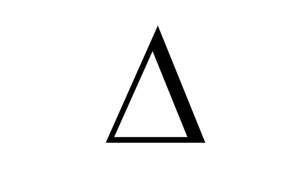 símbolo delta
