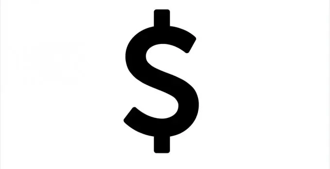 símbolo dólar