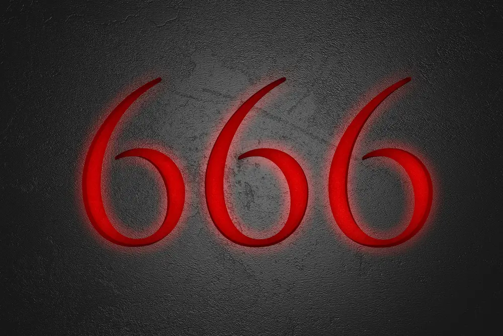 símbolo 666