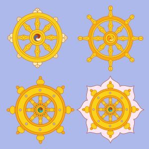 símbolo roda do dharma